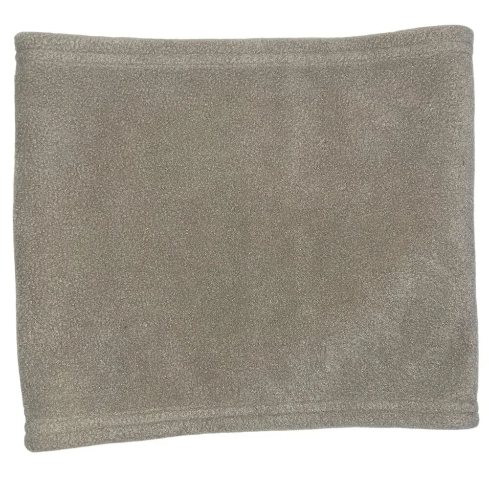Vintage Columbia Fleece Head Band Neck Gaiter Warmer Tan One Size Unisex‎